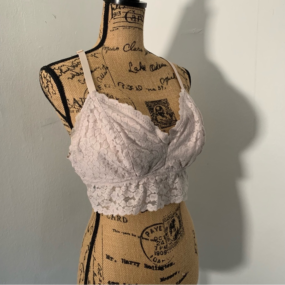 NWOT Aerie Bralette Cream Lace